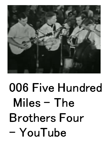006 Five Hundred Miles - The Brothers Four - YouTube